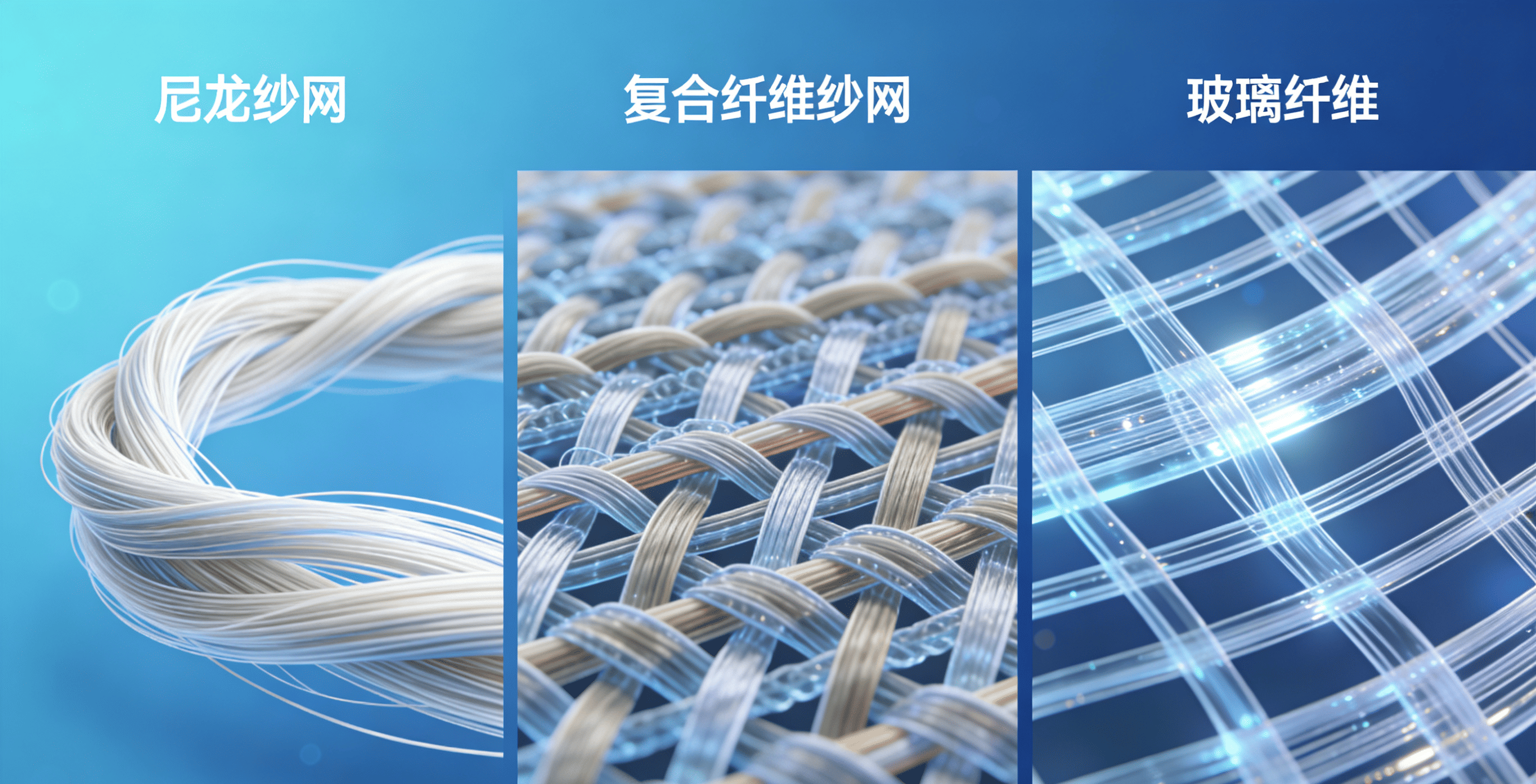材料对决：尼龙、复合纤维、玻璃纤维，谁才是高清纱网的“天选之材”？